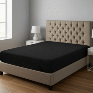 Jersey Fitted Bedsheet-Black
