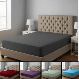 Jersey Fitted Bedsheet for King Size Mattress Assorted Colors