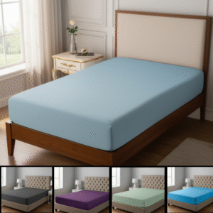 Jersey Fitted Bedsheet for Single Mattress Assorted colors